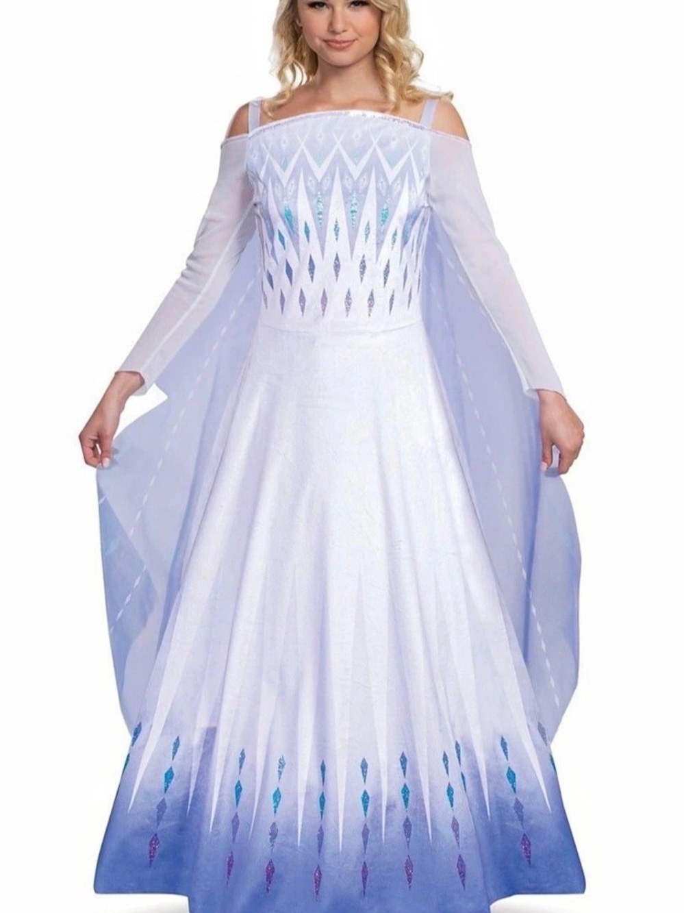 Adult Disney Frozen II Elsa dress Elsa Costume Dress Women’s Size XL